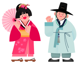 연극하는 학생들